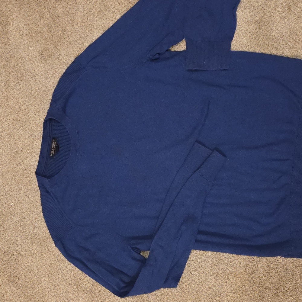 Banana Republic Royal Blue Crew Neck